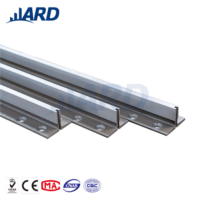 Machined guide rail